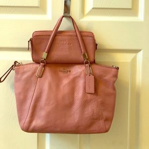 DESIGNER COACH PURSE with matching COACH WALLET